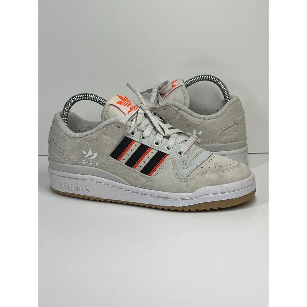 Adidas Forum 84 Low ADV Athletic Shoes Men's 5 Gray Impact‎ Orange Gum Casual